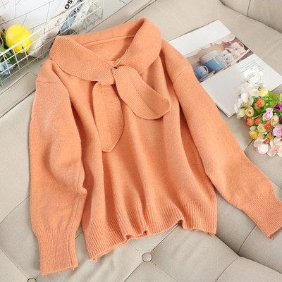 Alkalmi női pulóver több színben megkötéssel