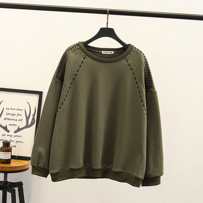 Modern női pulóver O-nyakú és hosszú ujjú több színben