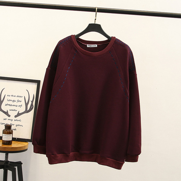 Modern női pulóver O-nyakú és hosszú ujjú több színben