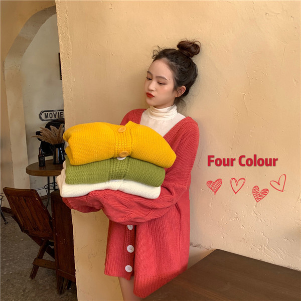 Női vastag mellény négy színben, gombokkal