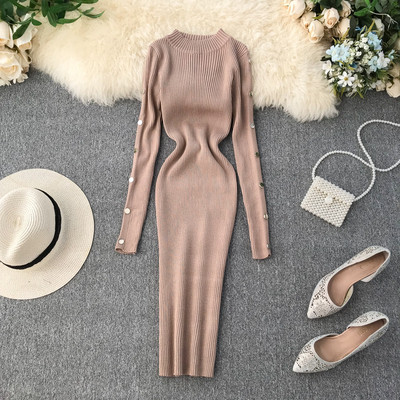 Alkalmi női ruha fém elemmel több színben