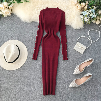 Alkalmi női ruha fém elemmel több színben