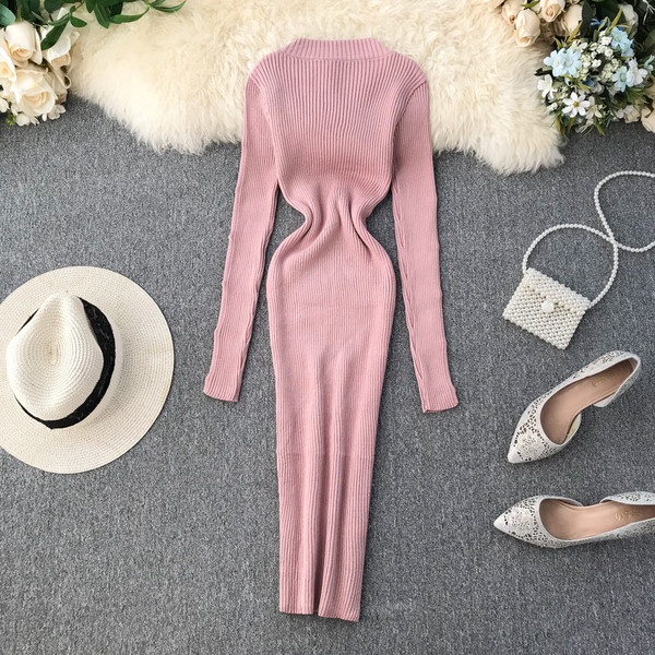 Alkalmi női ruha fém elemmel több színben