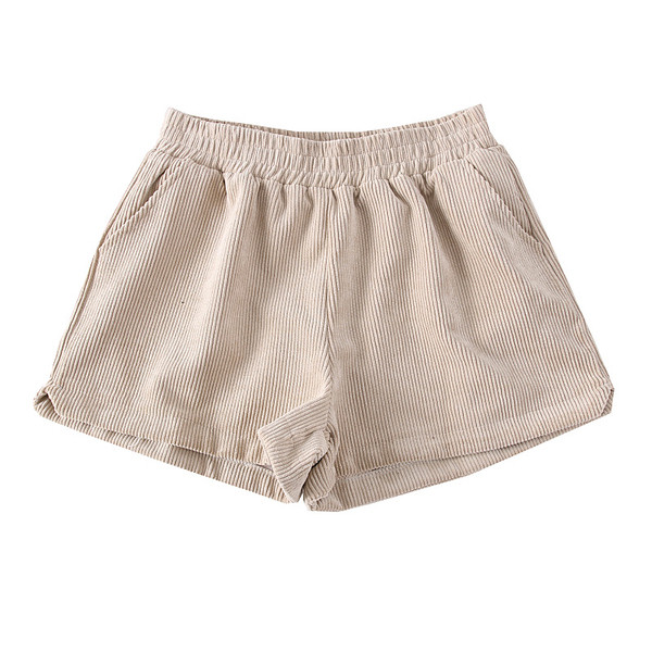 Csíkos, zsebes női rövidnadrág új modellje több színben