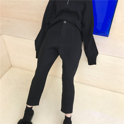 Magas derekú női nadrág két színben