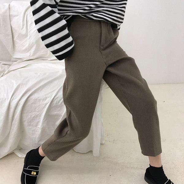 Magas derekú női nadrág két színben