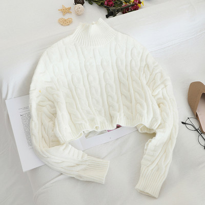 Aktuális női pulóver széles modell magas gallérral több színben