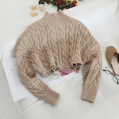 Aktuális női pulóver széles modell magas gallérral több színben