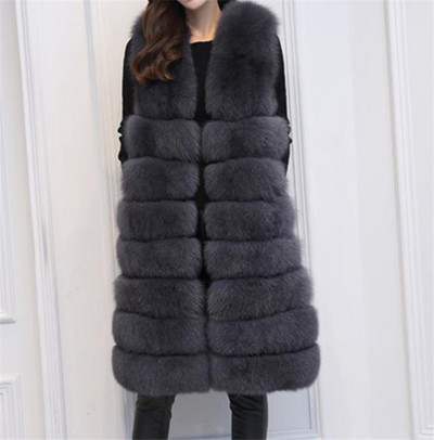 Vestă lungă de puf de damă modernă în mai multe culori