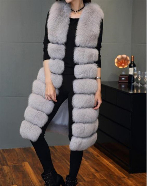 Vestă lungă de puf de damă modernă în mai multe culori