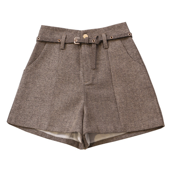 Női rövidnadrág több színben, zsebekkel, magas derékkal