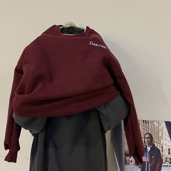 Lezser női széles blúz három színben felirattal