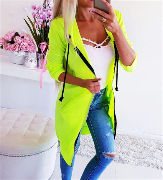 Modern női hosszú pulóver zöld és szürke színben