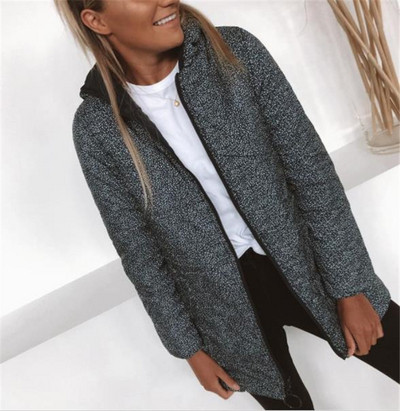 Geaca de iarna de dama moderna cu doua fete in trei culori