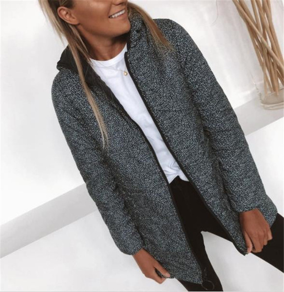 Geaca de iarna de dama moderna cu doua fete in trei culori