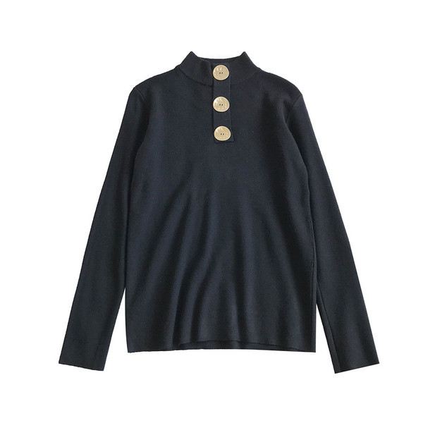 Modern női blúz négy színben, gombokkal és hosszú ujjú