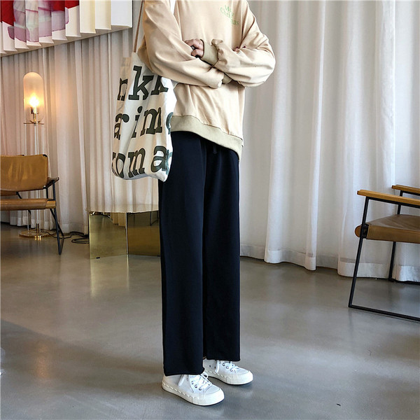 Pantaloni sport dama cu talie elastica in doua culori