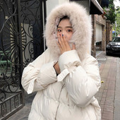 Modern női kabát két színben, pehelyszéles modellel