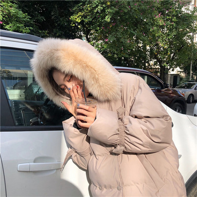 Modern női kabát két színben, pehelyszéles modellel