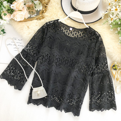 Γυναικεία μπλούζα με  δαντέλα  σε διάφορα χρώματα