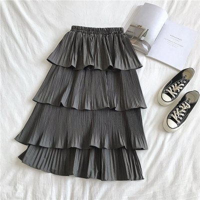 Modern női szoknya szabású modell három színben, magas derékkal