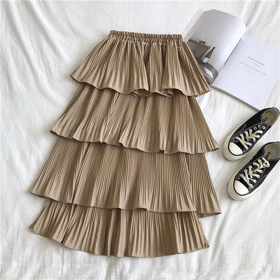 Modern női szoknya szabású modell három színben, magas derékkal