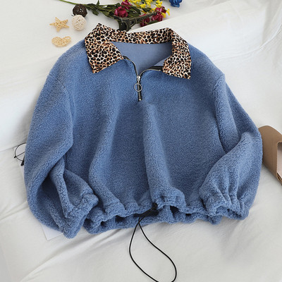 Μοντέρνο γυναικείο πουλόβερ με λαιμόκοψη σε διάφορα χρώματα