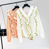 Vékony női kardigán spitz nyakkivágással, több színben