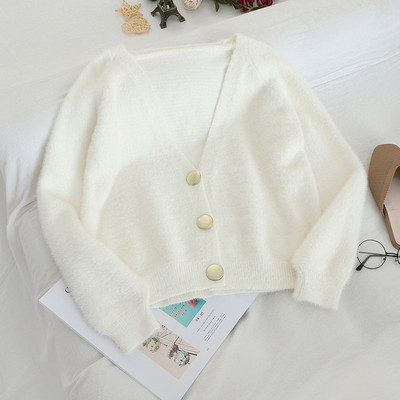 Modern női mellény V-alakú gallérral és gombokkal több színben