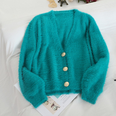 Modern női mellény V-alakú gallérral és gombokkal több színben