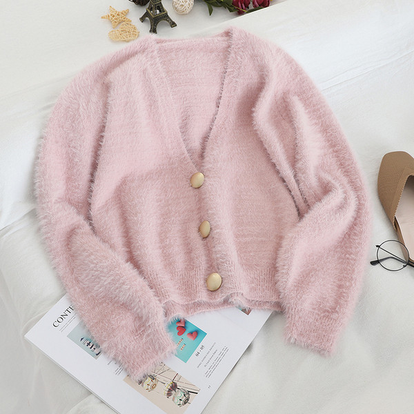 Modern női mellény V-alakú gallérral és gombokkal több színben