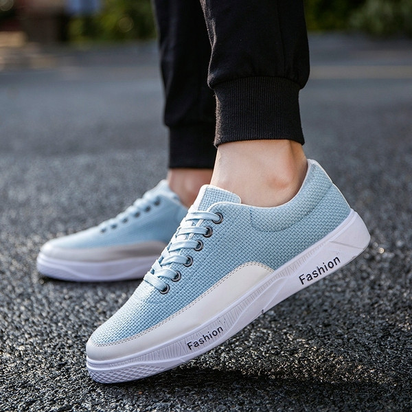 Alkalmi férfi tornacipő fűzős vastag talppal, három színben