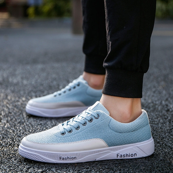 Alkalmi férfi tornacipő fűzős vastag talppal, három színben