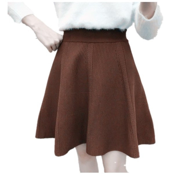 Rövid női szoknya magas kordbársony derékkal, több színben