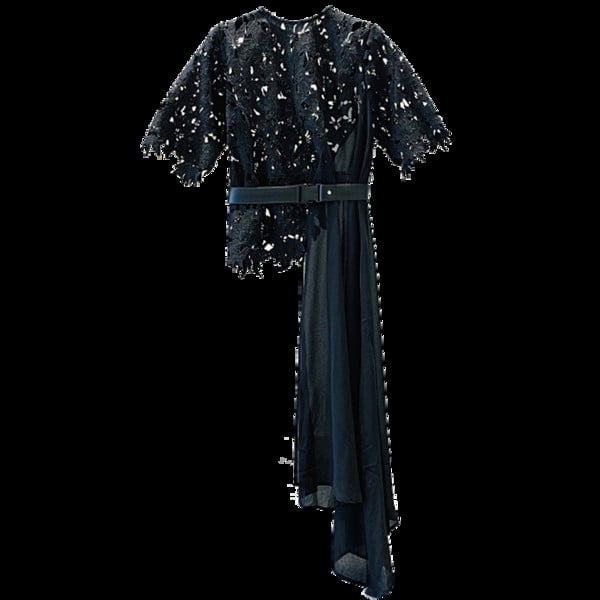 ÚJ Aktuális női csipkeblúz - aszimmetrikus modell fehér és fekete színben