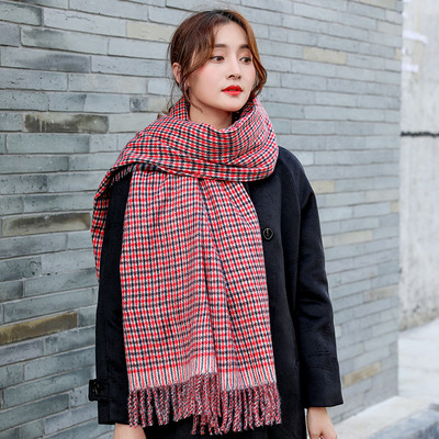 Női téli kockás sál több színben