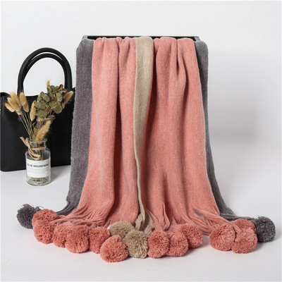 ÚJ modell női téli sál több színben