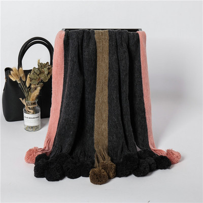 ÚJ modell női téli sál több színben