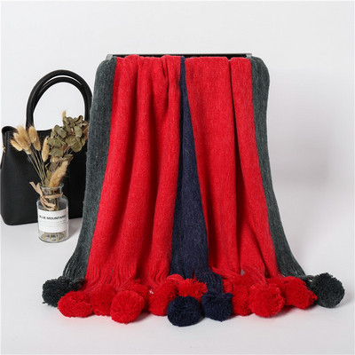 ÚJ modell női téli sál több színben