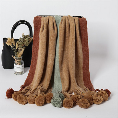 ÚJ modell női téli sál több színben