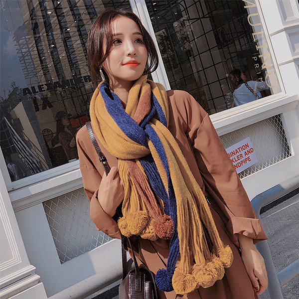 ÚJ modell női téli sál több színben