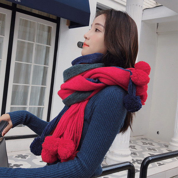 ÚJ modell női téli sál több színben