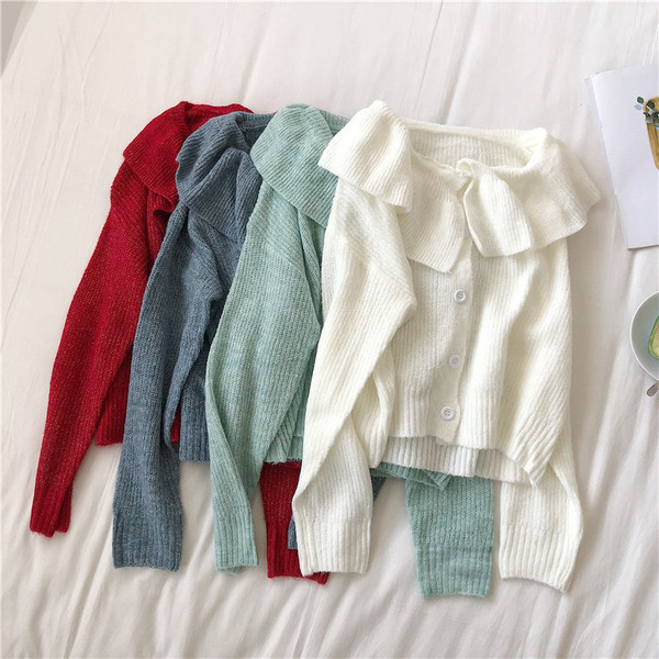 Női alkalmi kardigán négy színben, gombokkal