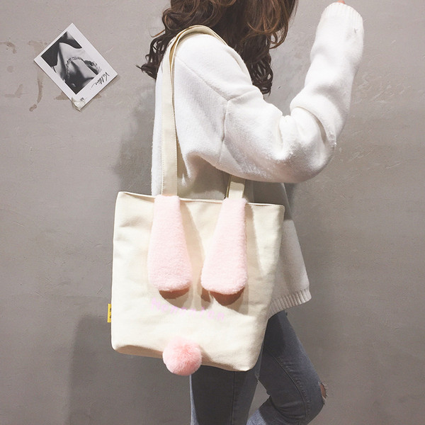 Női válltáska sárga, fehér és rózsaszín 3D elemekkel