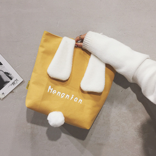 Női válltáska sárga, fehér és rózsaszín 3D elemekkel