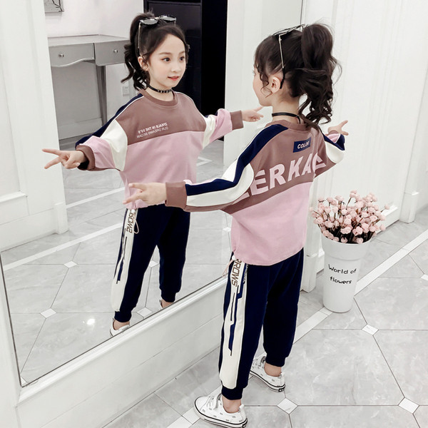 Új modell sport gyerek szett lányoknak két részből, két színben