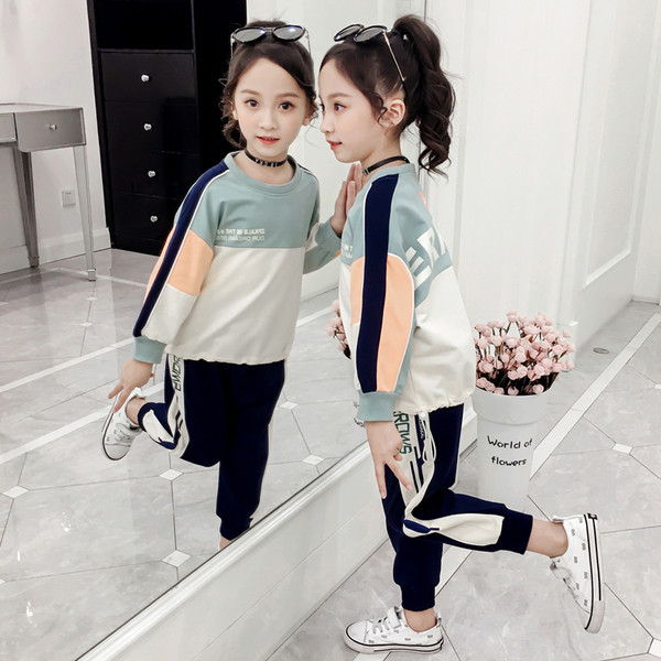 Új modell sport gyerek szett lányoknak két részből, két színben