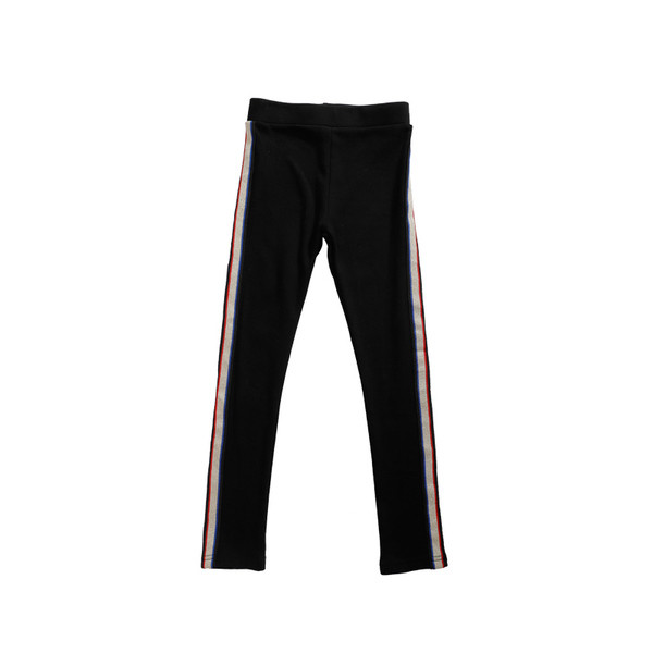 Új modell gyerek leggings szürke és fekete szegéllyel lányoknak