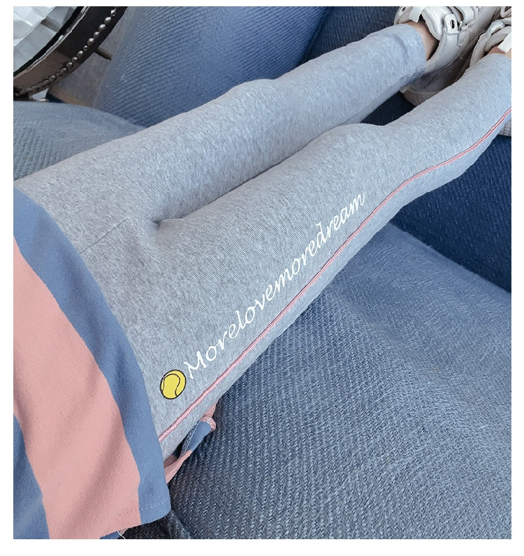 Modern gyerek leggings lányoknak fekete, szürke és fehér rátéttel