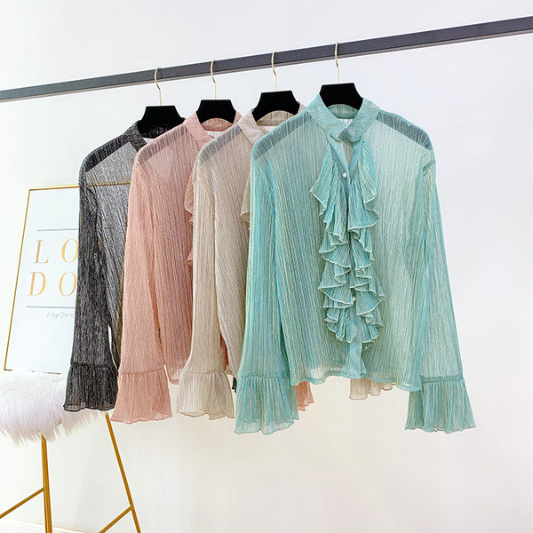 Gyöngyös női rakott ing több színben